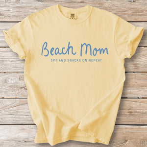Beach Mom Script Tee
