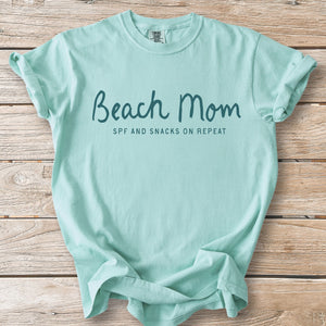 Beach Mom Script Tee