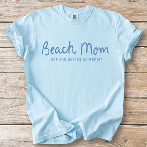 Beach Mom Script Tee