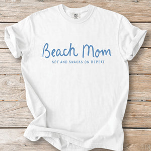 Beach Mom Script Tee