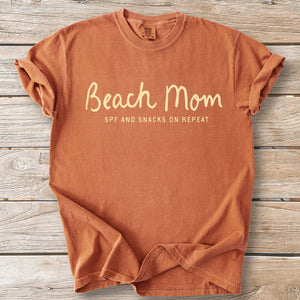 Beach Mom Script Tee