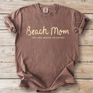 Beach Mom Script Tee
