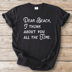Dear Beach Script Tee
