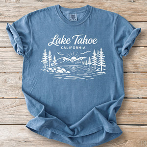 Lake Tahoe Landmark Tee