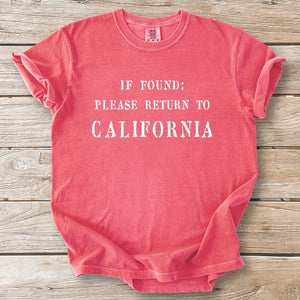 Return to California Tee