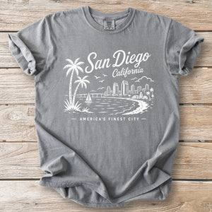 San Diego Landmark Tee