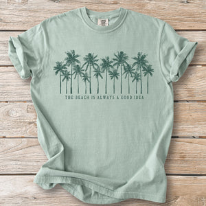Sketch Palms Tee
