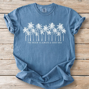 Sketch Palms Tee