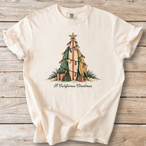 Surfboard Christmas Tree Tee
