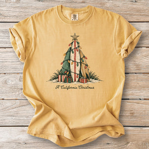 Surfboard Christmas Tree Tee