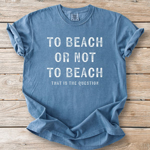 To Beach Stamp Tee