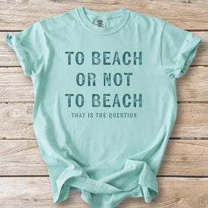 To Beach Stamp Tee