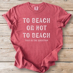 To Beach Stamp Tee