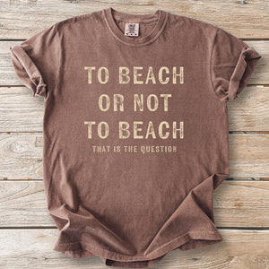To Beach Stamp Tee
