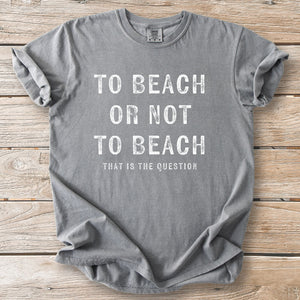 To Beach Stamp Tee