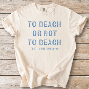 To Beach Stamp Tee