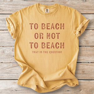 To Beach Stamp Tee
