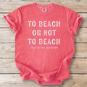 To Beach Stamp Tee